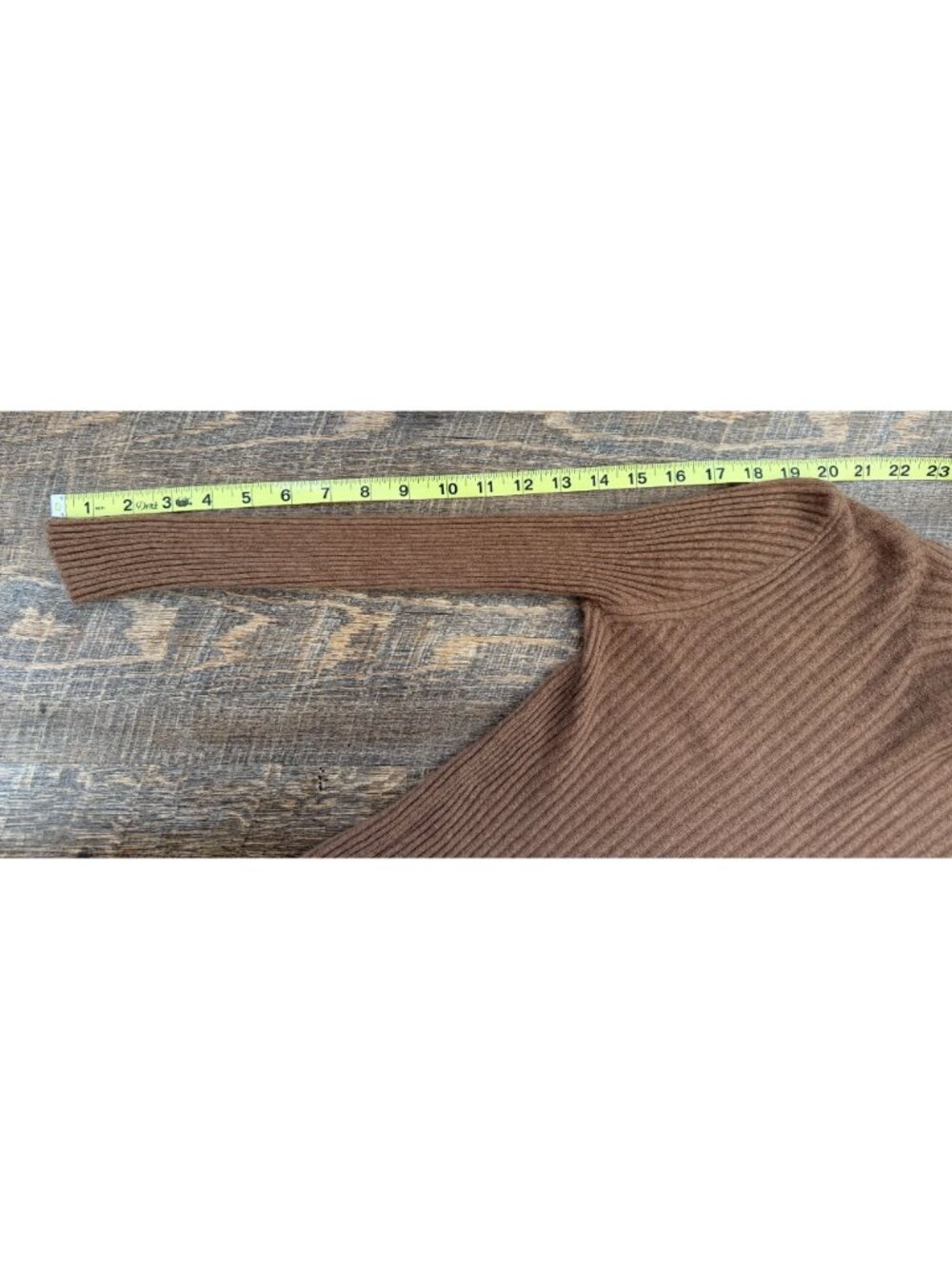 Vince Ribbed Mock Neck Cashmere-Silk Blend Sweater Women's Size S/P - Picture 8 of 8